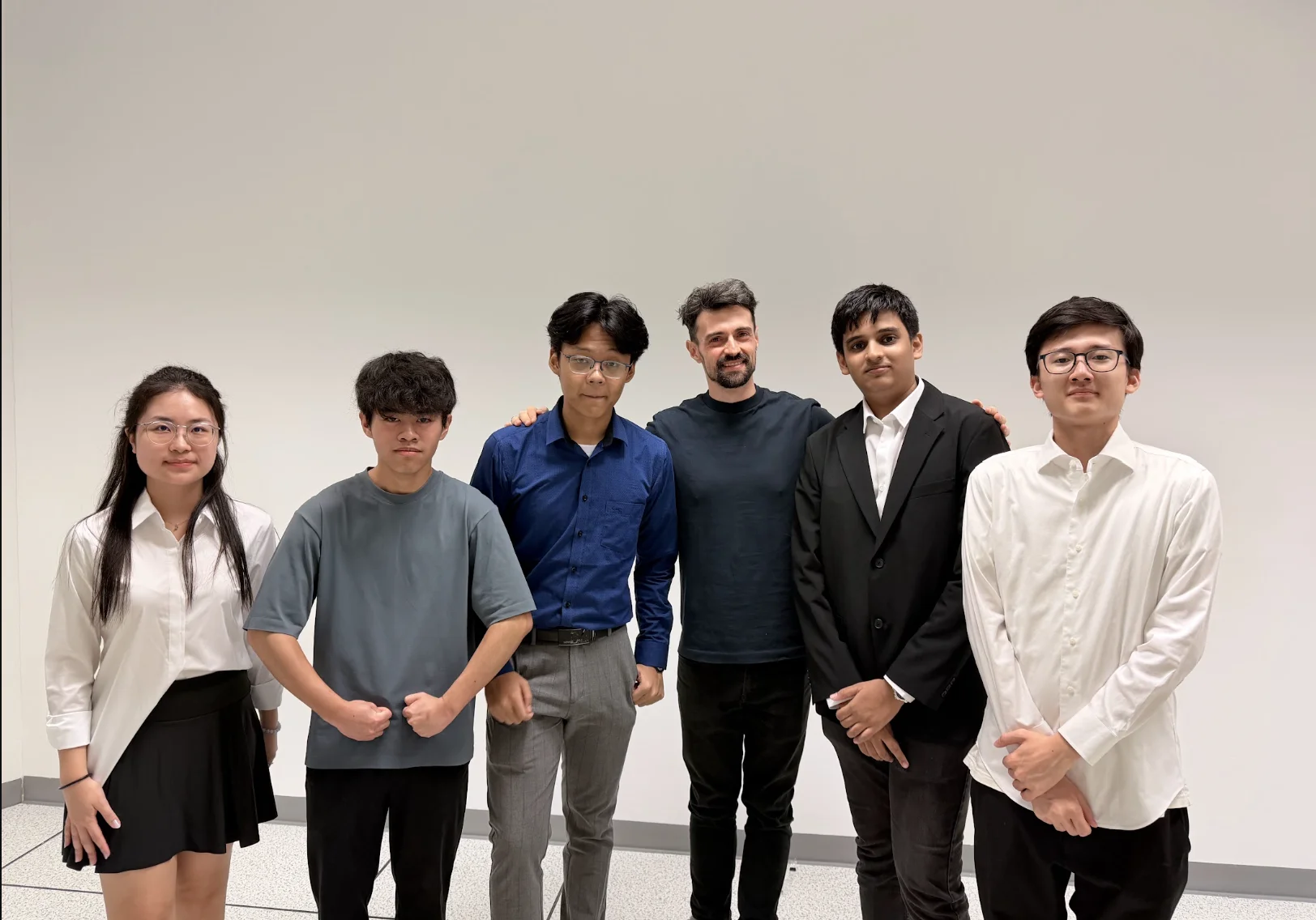 NYP AI Executive Committee with Nokia guest speaker Thomas Corre at the Networks and AI workshop